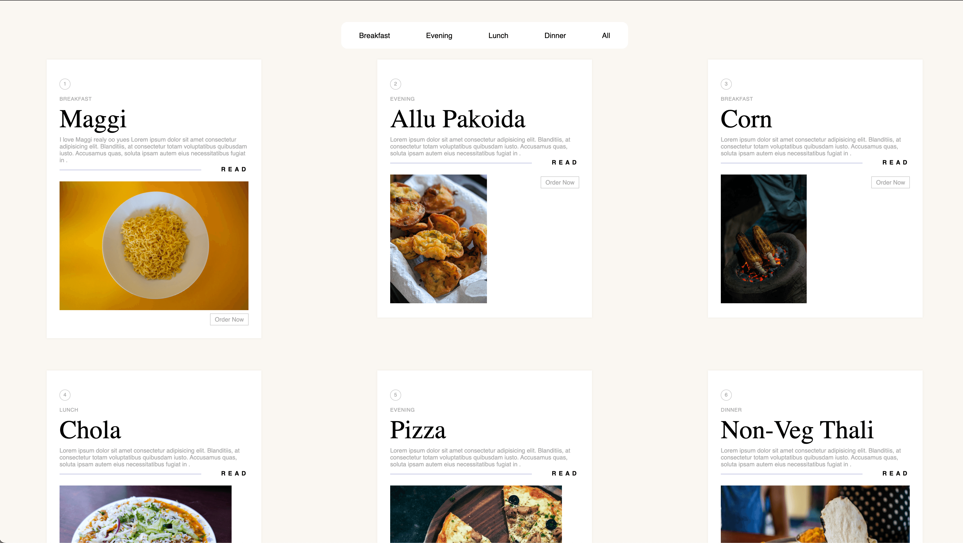 Restaurant Menuthumbnail